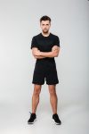 Solid Slim Fit Active Shorts