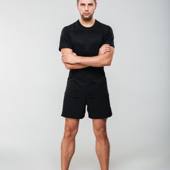Solid Slim Fit Active Shorts